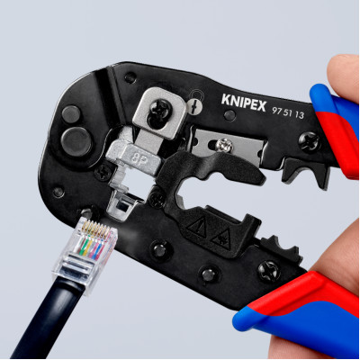 Инструмент для опрессовки штекеров типа Western KNIPEX 97 51 13