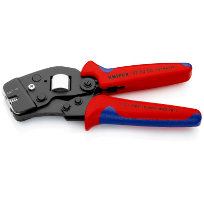 Інструмент для обжиму контактних гільз з автоналаштуванням KNIPEX 0.08-10 кв.мм 97 53 08