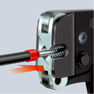 Інструмент для обжиму контактних гільз з автоналаштуванням KNIPEX 0.08-10 кв.мм 97 53 08