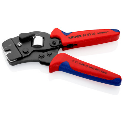 Інструмент для обжиму контактних гільз з автоналаштуванням KNIPEX 0.08-10/16 кв.мм 97 53 09
