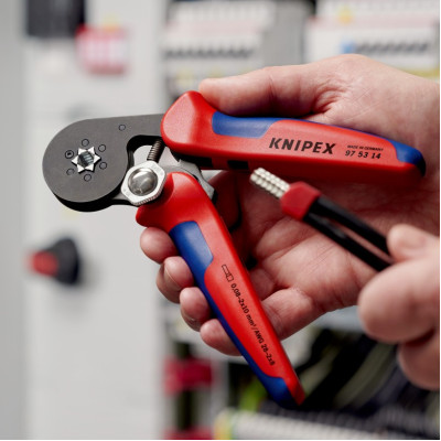 Інструмент для обжиму контактних гільз з автоналаштуванням KNIPEX 97 53 14