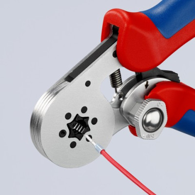 Інструмент для опресування контактних гільз з автоналаштуванням KNIPEX 97 55 14