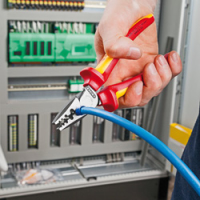 Інструмент для обжиму тонкостінних контактних гільз KNIPEX 97 78 180