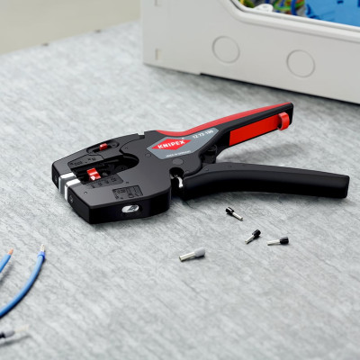 Набір кабельних наконечників з інструментом для опресування KNIPEX 12 72 190 97 90 27