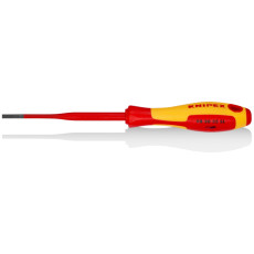 Викрутка діелектрична KNIPEX VDE 1000V Slim SL3.5х0.6х100 мм 98 20 35 SL