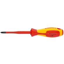 Викрутка діелектрична KNIPEX VDE 1000V Slim Phillips PH2х100 мм 98 24 02 SL