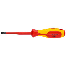 Викрутка діелектрична KNIPEX VDE 1000V Slim Pozidriv PZ1х80 мм 98 25 01 SL