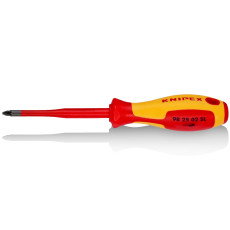 Викрутка діелектрична KNIPEX VDE 1000V Slim Pozidriv PZ2х100 мм 98 25 02 SL