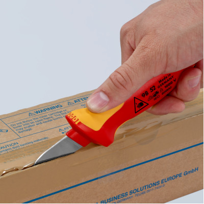 Нож диэлектрический для кабелей KNIPEX 190 мм 98 52