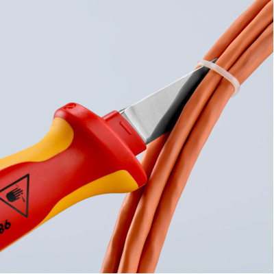 Нож диэлектрический для кабелей KNIPEX 190 мм 98 52
