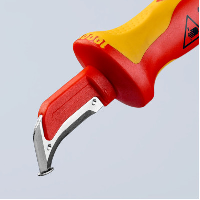 Нож диэлектрический для удаления изоляции KNIPEX 98 55
