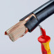 Нож диэлектрический для удаления изоляции KNIPEX 98 55