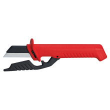 Нож диэлектрический со сменным лезвием KNIPEX 98 56