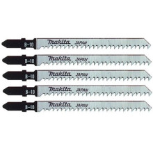 Полотна по дереву для лобзика 5 шт Makita HCS 105х76х2.9 мм T 101 D B-10 A-85628
