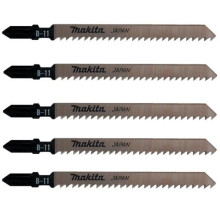 Полотна по дереву для лобзика 5 шт Makita HCS 100х73х2.8 мм T 101 B B-11 A-85634