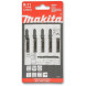 Полотна по дереву для лобзика 5 шт Makita HCS 100х73х2.8 мм T 101 B B-11 A-85634