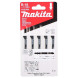 Полотна по дереву для лобзика 5 шт Makita HCS 77х44х1.8 мм T 119 BO B-18 A-85709