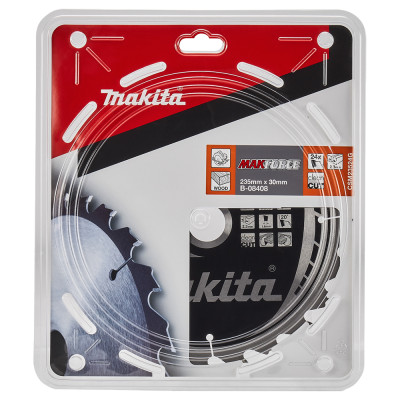 Диск пильний по дереву Makita MAKForce 235х30х24 B-08408