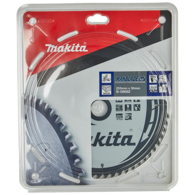 Диск пильний по дереву Makita MAKBlade Plus 255x30х60 B-08682