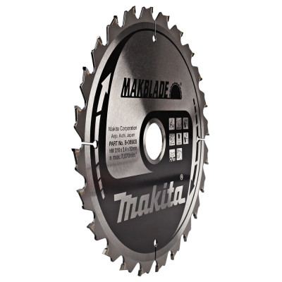 Диск пильний по дереву Makita MAKBlade 216х30х24 B-08903