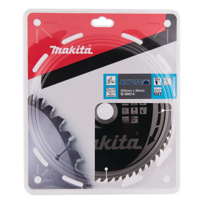 Диск пильний по дереву Makita MAKBlade 255x30х60 B-09014