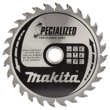 Диск пильний по дереву Makita SPECIALIZED 160х20х28 B-09260