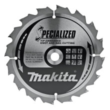 Диск пильний по дереву з цвяхами Makita SPECIALIZED 185x15.88х16 B-09335