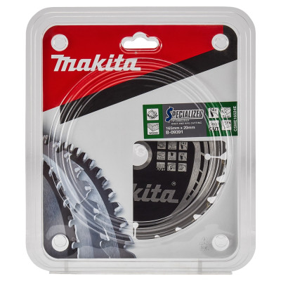 Диск пильний по дереву з цвяхами Makita SPECIALIZED 165x20х24 B-09391