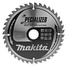 Диск пильний по дереву з цвяхами Makita SPECIALIZED 185x30х40 B-09494