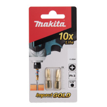 Біти ударні Makita Impact Gold PH3 25мм 2шт