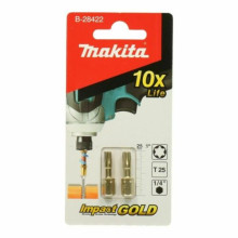 Біти ударні Makita Impact Gold T25 25мм 2шт