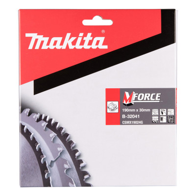 Диск пильний по дереву Makita MForce 190х30х24 B-32041