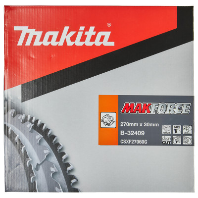 Диск пильний по дереву Makita MAKForce 270х30х60 B-32409