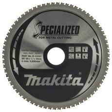 Диск пильний по сталі Makita SPECIALIZED 185x30х70 B-33445
