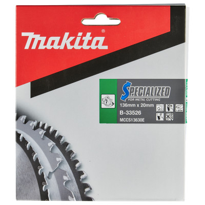 Диск пильний по металу Makita SPECIALIZED 136х20х30 B-33526