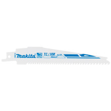 Полотно по дереву для шабельної пили Makita TC/HM 152х1.25 мм 6-8 TPI B-49834