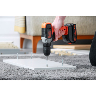 Дриль-шуруповерт акумуляторний BLACK+DECKER BCD001C1