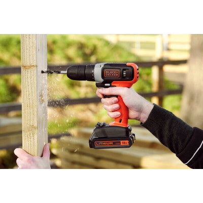 Дриль-шуруповерт акумуляторний BLACK+DECKER BCD001C1