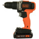 Дрель-шуруповёрт ударная аккумуляторная BLACK+DECKER BCD003C1