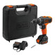 Дриль-шуруповерт акумуляторний BLACK+DECKER BCD7122CK