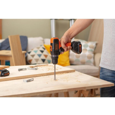 Дриль-шуруповерт акумуляторний BLACK+DECKER BCD7122CK