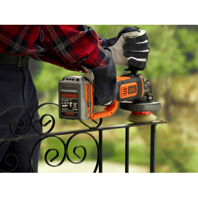 Кутова шліфмашина акумуляторна BLACK+DECKER BCG720N без АКБ