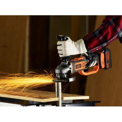 Кутова шліфмашина акумуляторна BLACK+DECKER BCG720N без АКБ