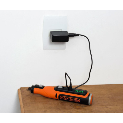 Прямая шлифмашина аккумуляторная BLACK+DECKER BCRT8I