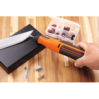 Прямая шлифмашина аккумуляторная BLACK+DECKER BCRT8I