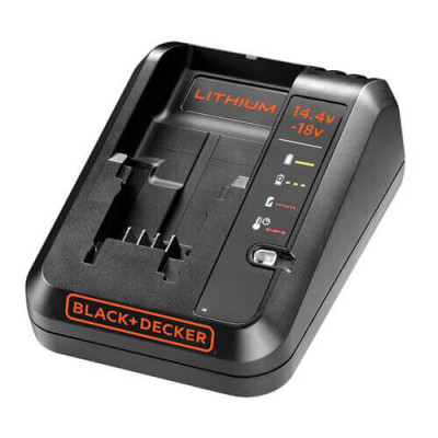 Набор BLACK+DECKER зарядное устройство 14.4-18 В, аккумулятор Li-Ion 18 В 1.5 Ач BDC1A15