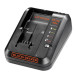 Набор BLACK+DECKER зарядное устройство 14.4-18 В, аккумулятор Li-Ion 18 В 1.5 Ач BDC1A15