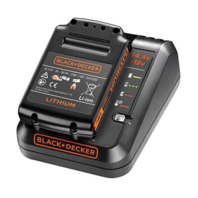 Набор BLACK+DECKER зарядное устройство 14.4-18 В, аккумулятор Li-Ion 18 В 1.5 Ач BDC1A15