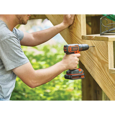 Дрель-шуруповёрт аккумуляторная BLACK+DECKER BDCDC18KB
