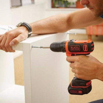 Дрель-шуруповёрт аккумуляторная BLACK+DECKER BDCDD12K